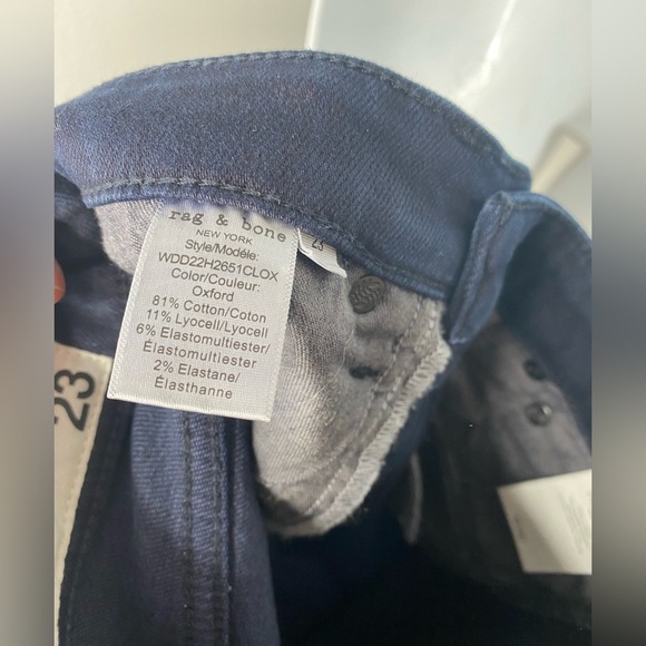 RAG & BONE MODELE OXFORD CATE MID RISE ANKLE SKINNY NWT SIZE 23 - Picture 14 of 16